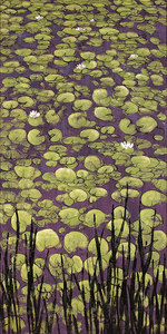 Lotus pond koi