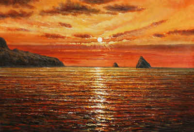 海浪景