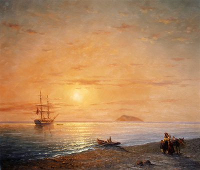 海浪景