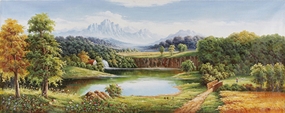 丰收景